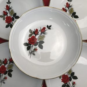 12 assiettes creuses Moulin des loups