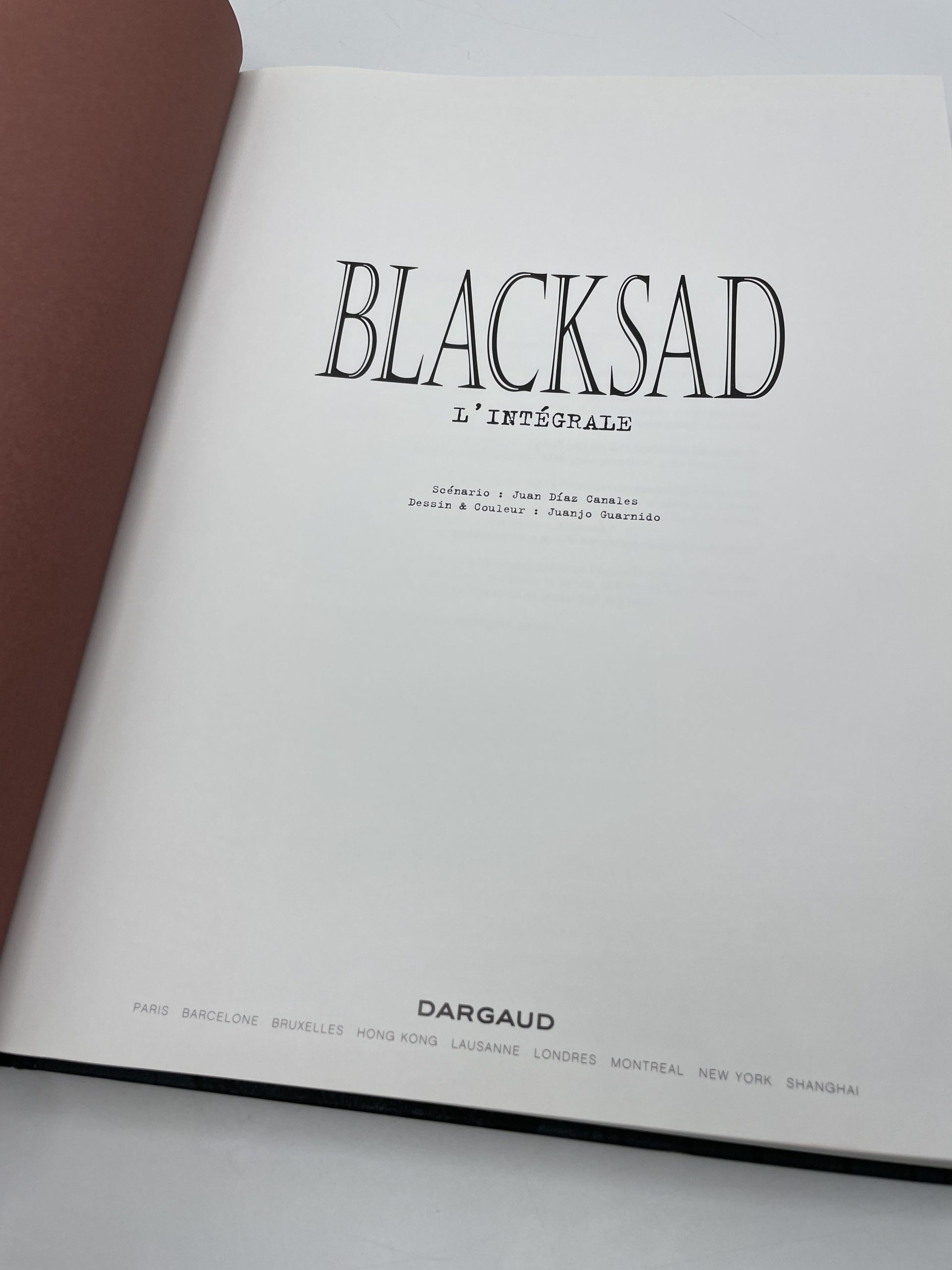 Bande dessinée Blacksad Tome 0 Blacksad l’intégrale édition limitée – Image 6