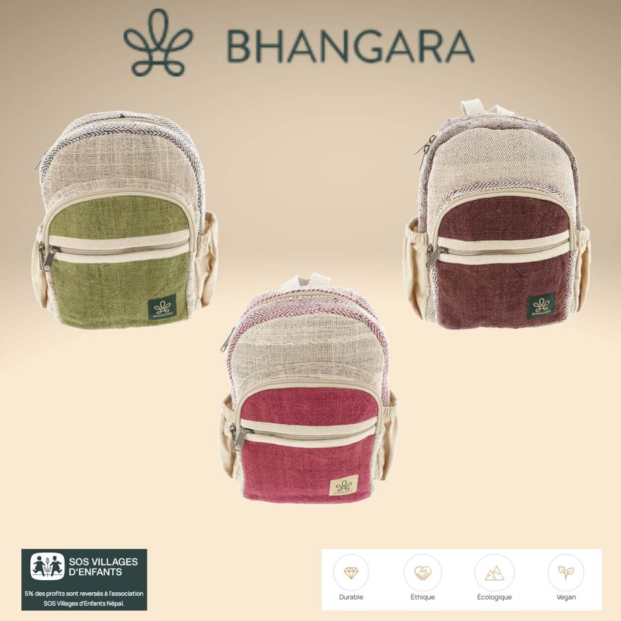 BHANGARA – Sac à dos Petit modele SUNSARI