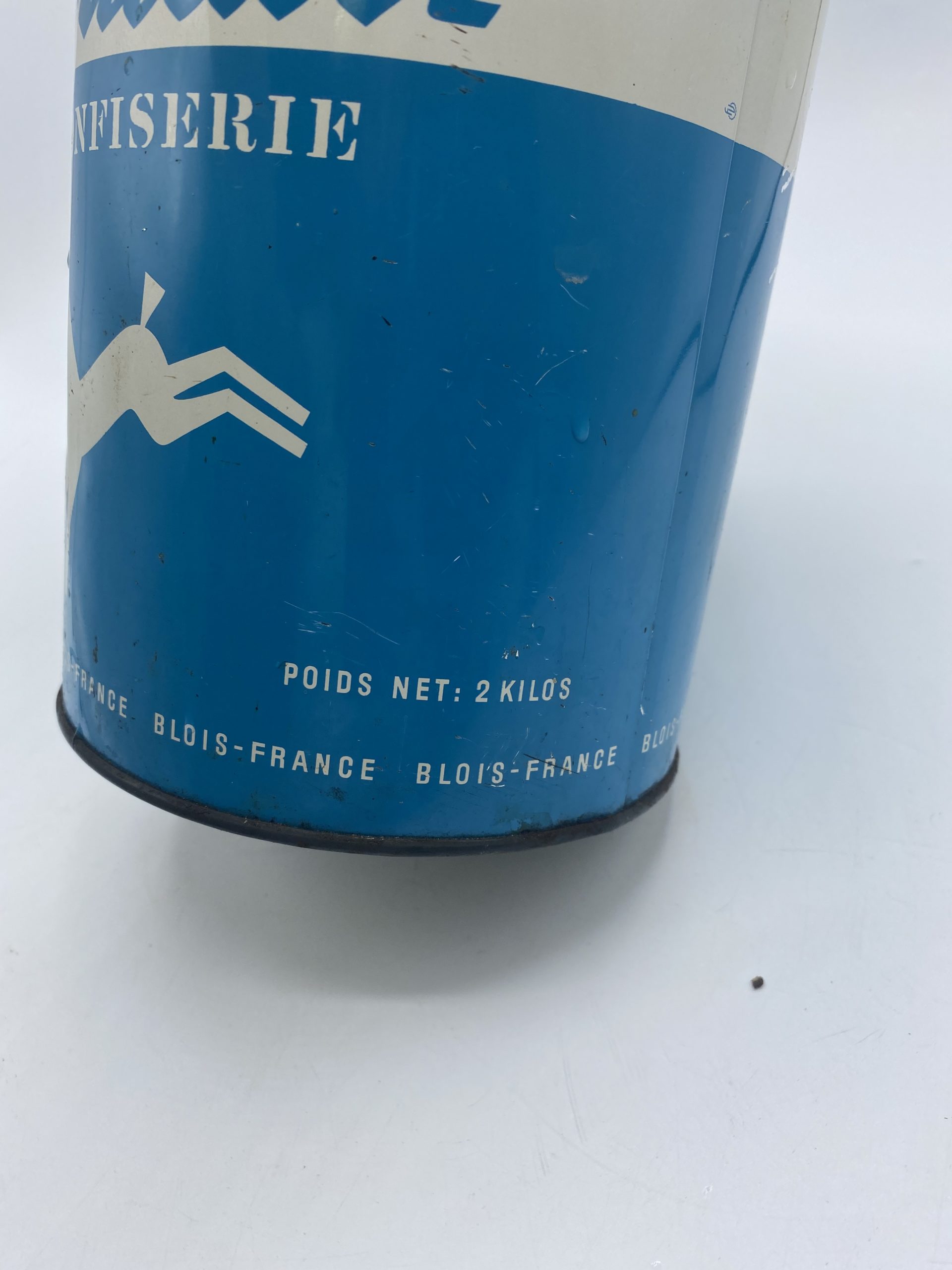 Boîte en métal vintage Poulain confiserie – Image 7