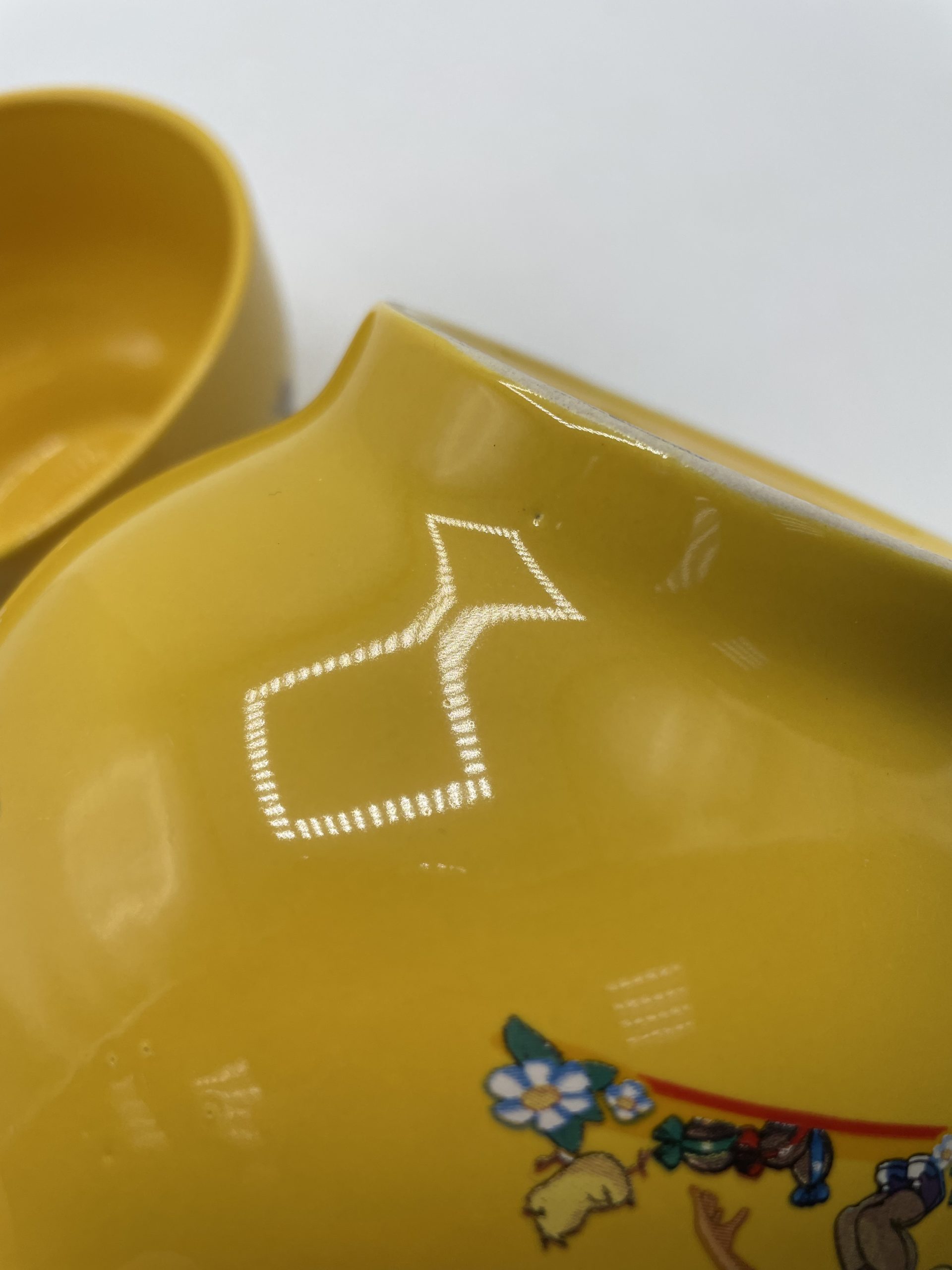 Duo bols Banania jaunes édition limitée décors Pâques – Image 7