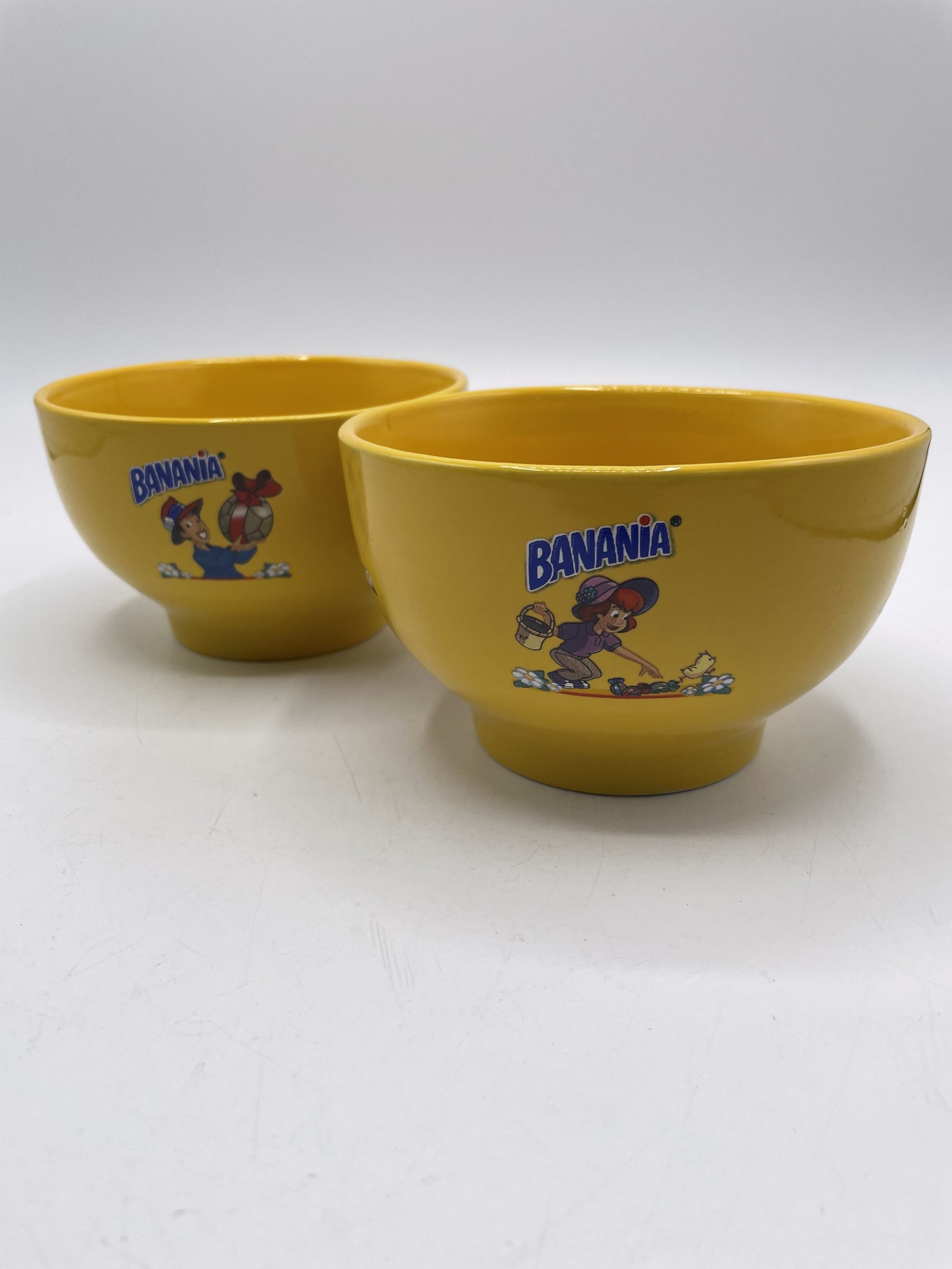 Duo bols Banania jaunes édition limitée décors Pâques – Image 5