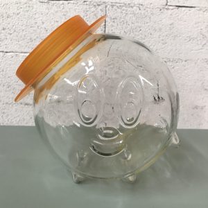 Bonbonnière orange vintage