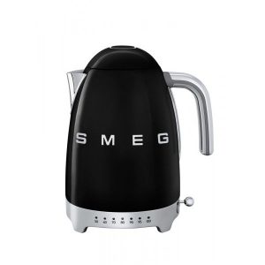 Bouilloire 1,7 L température réglable Années 50 Noir – Smeg