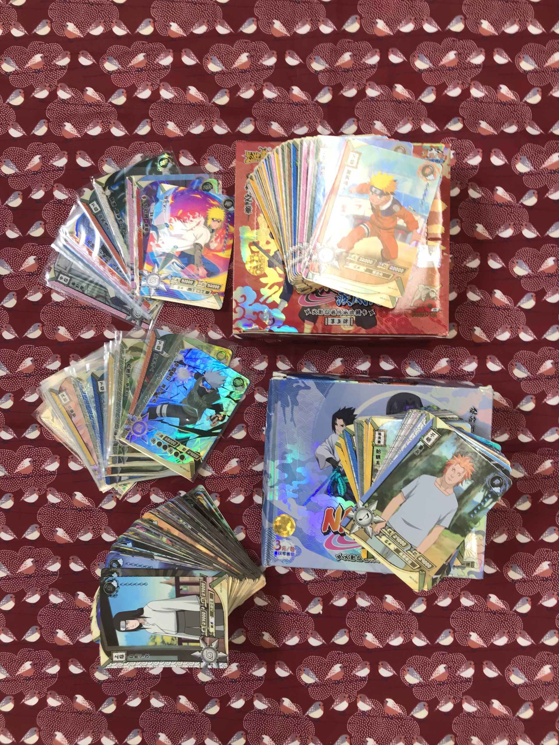 Lot de 384 cartes de collection NARUTO