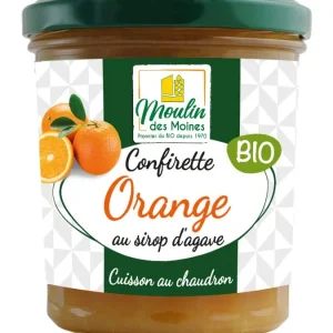 Confirette d&rsquo;orange sirop agave bio – 330g