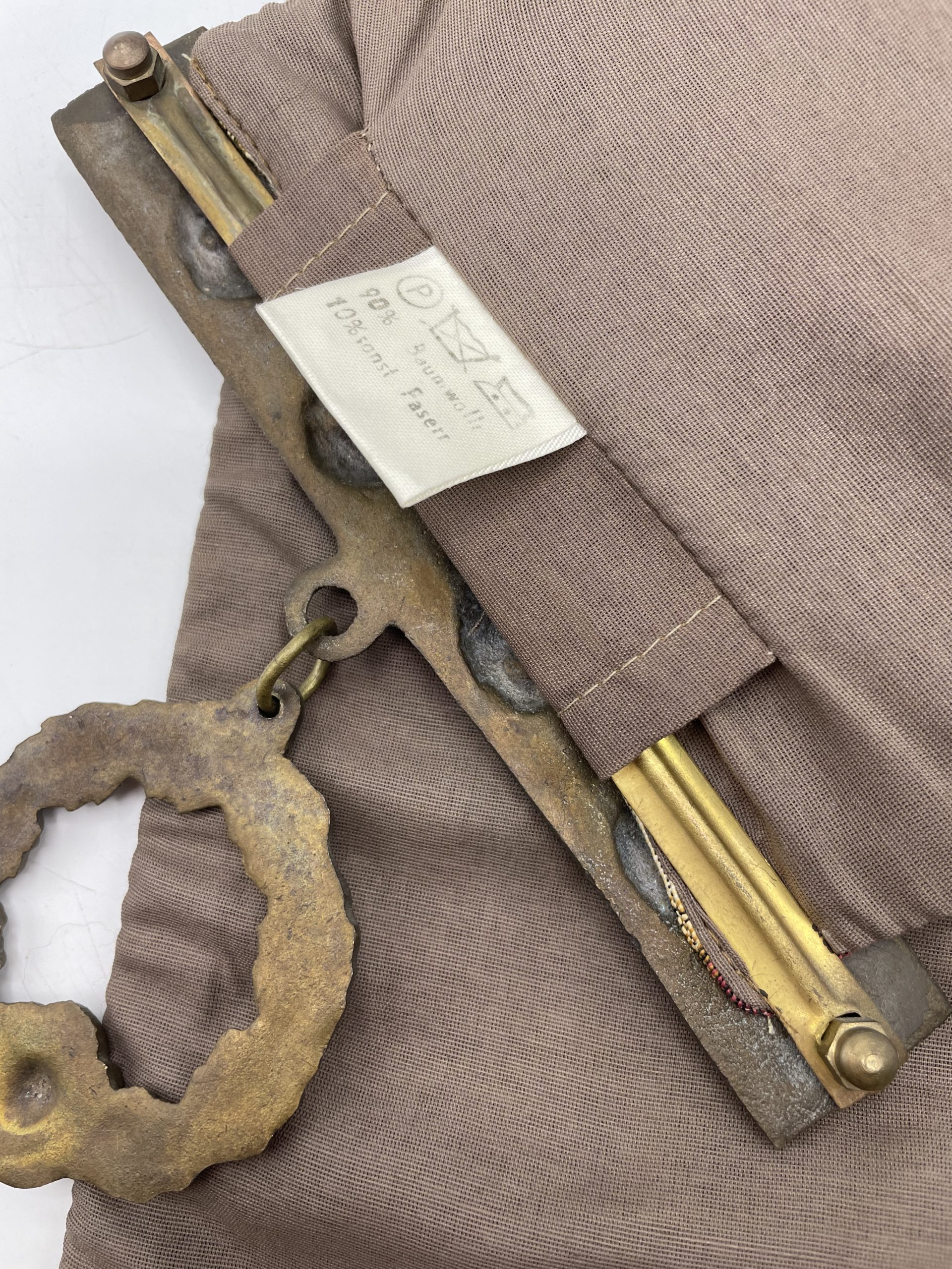 Cordon de sonnette de service broderie tapisserie et bronze – Image 8