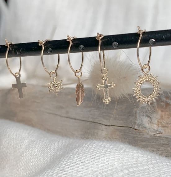 Mini créole Croix simple – Image 2