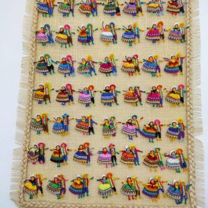 Panneau mural en paille tissée Pérou