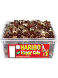 HARIBO HAPPY COLA BOTTLES TUB 2P