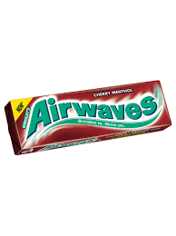 WRIGLEYS AIRWAVES CHERRY MENTHOL CHEWING GUM