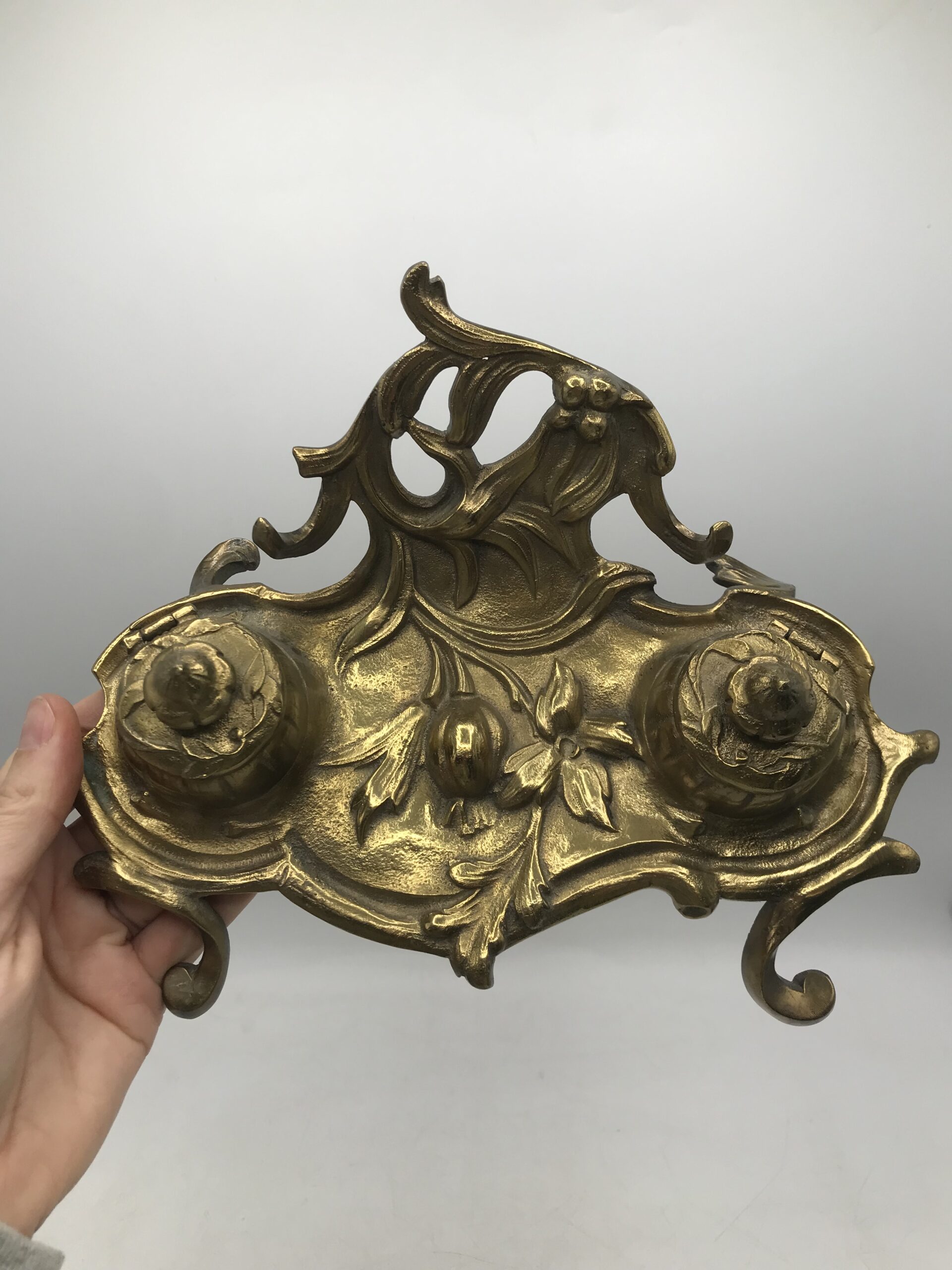 Encrier en bronze Art nouveau – Image 2
