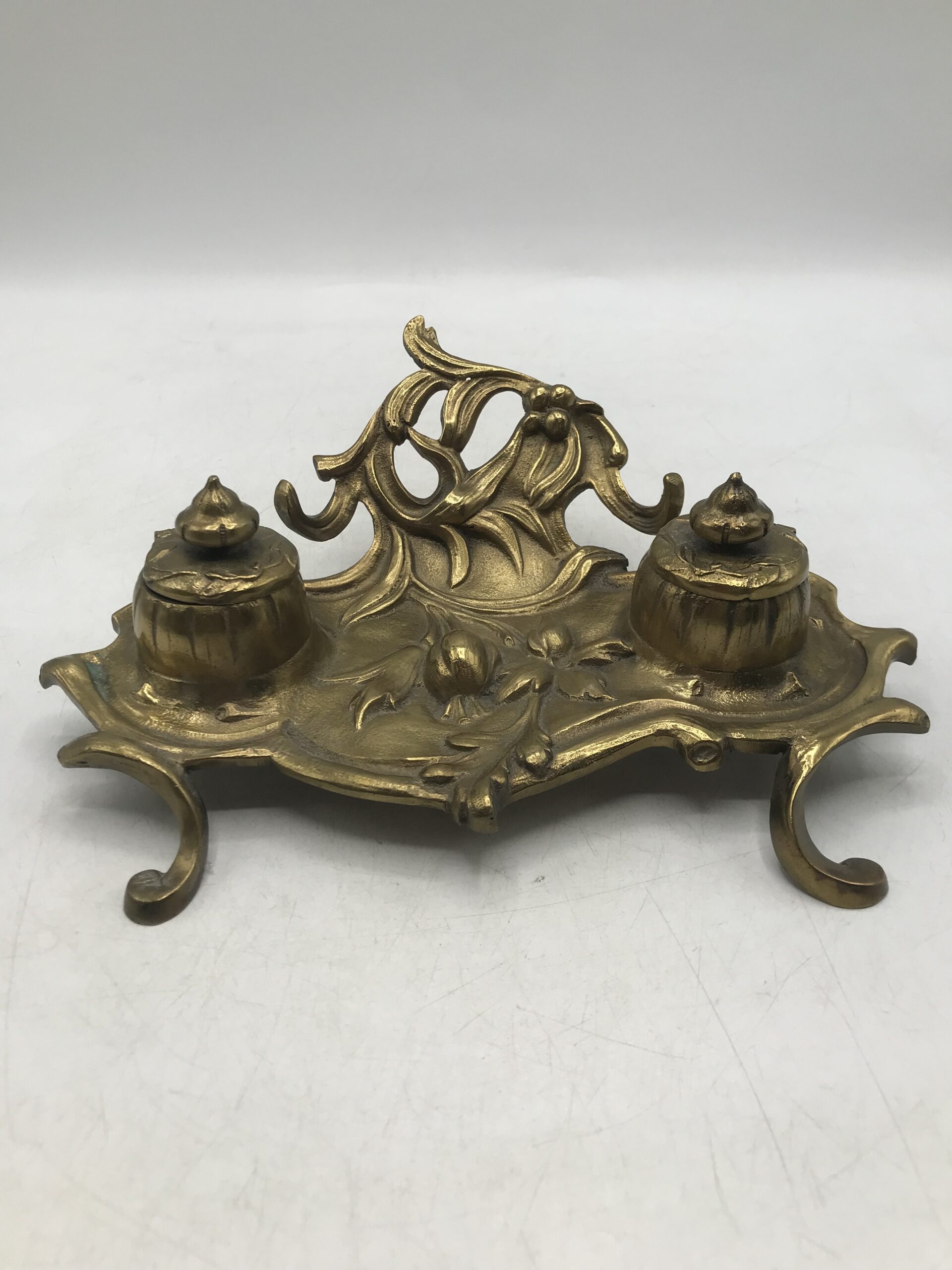 Encrier en bronze Art nouveau – Image 3