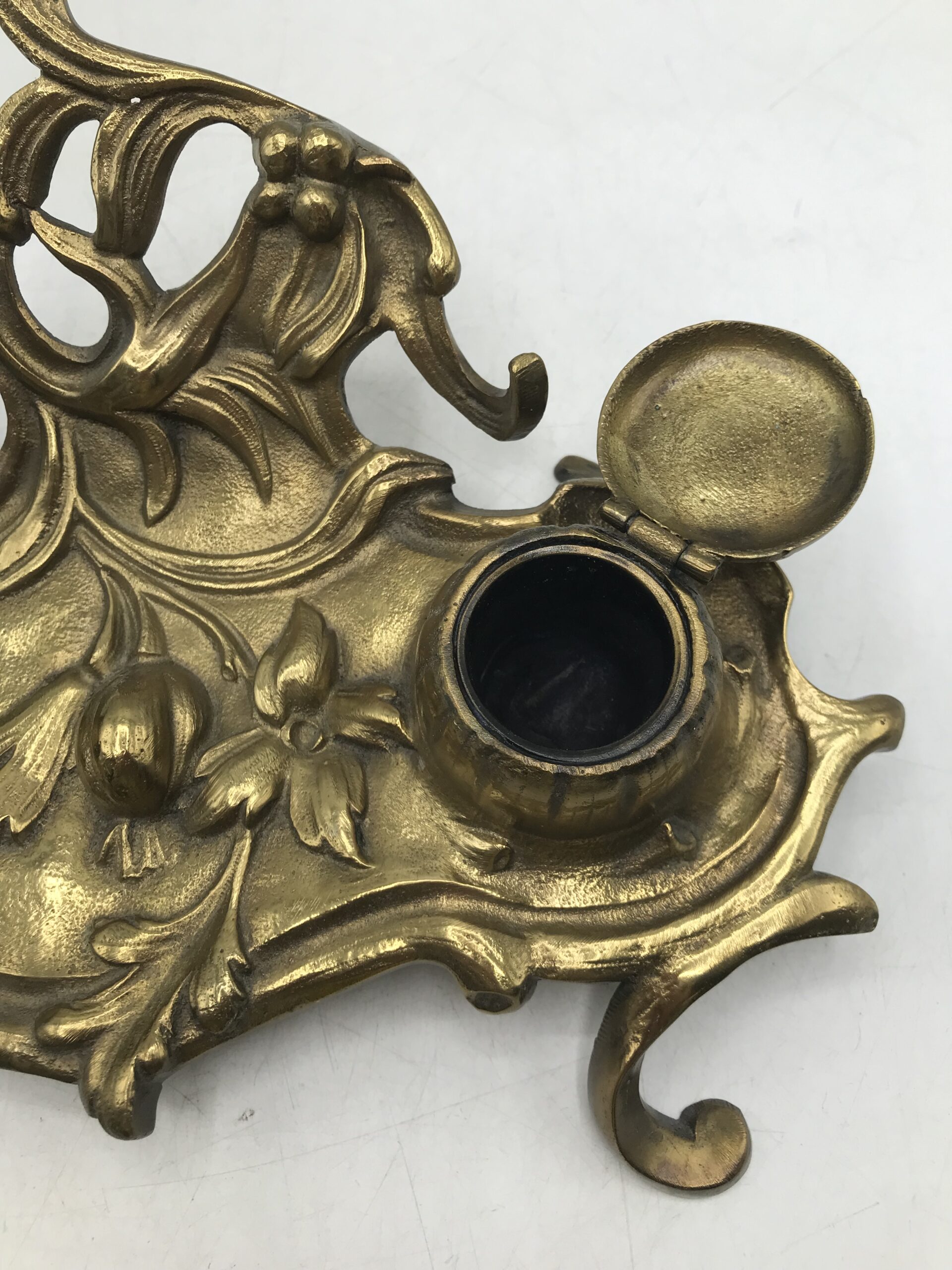 Encrier en bronze Art nouveau – Image 5