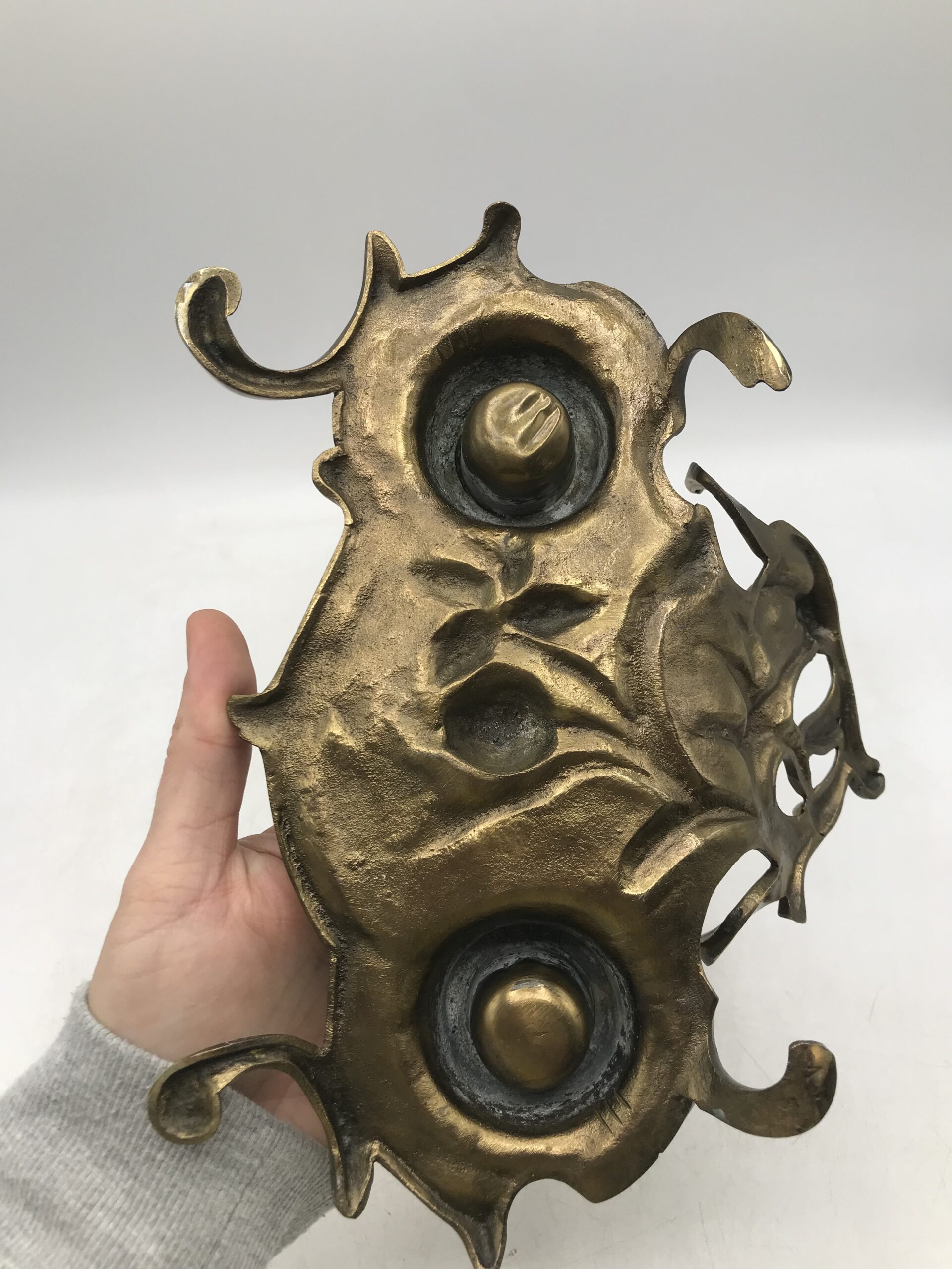 Encrier en bronze Art nouveau – Image 8