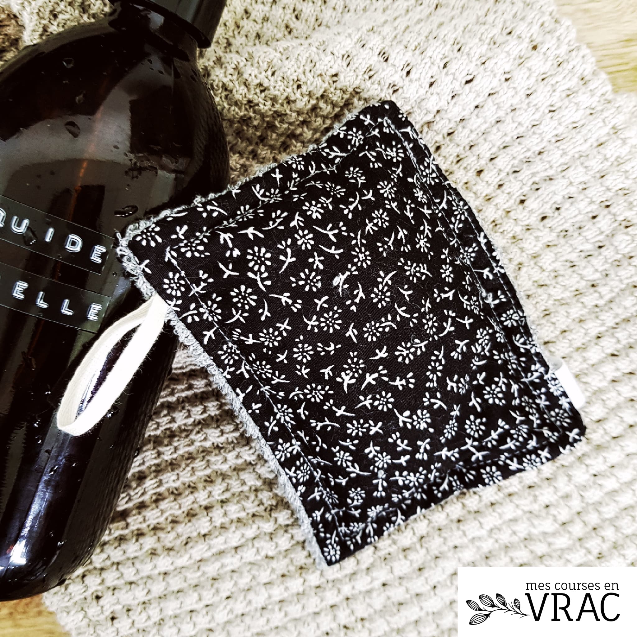 Éponge lavable multiusages en tissu