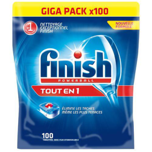 Tablette lave-vaisselle Tout en 1 Finish Power Ball x 100 Calgonit