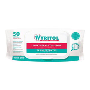 Lingette multi-usages désinfectantex 50 Wyritol