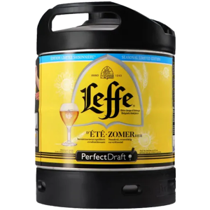 Fût Leffe d’été 6L « Zomerbier » Perfectdraft – 5,2% – Consigne 5 € incluse