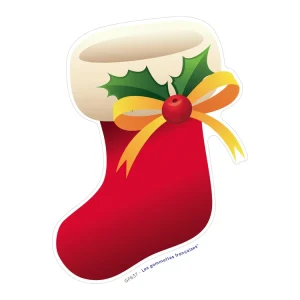 Stickers chaussette de Noël
