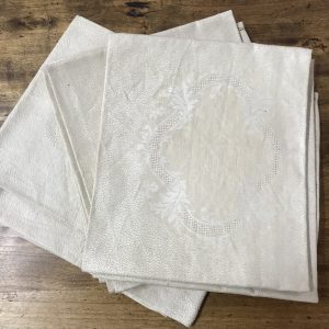 Lot de 7 grands torchons en coton couleur Sable