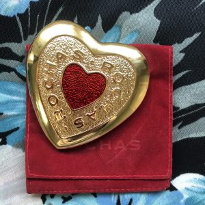 Miroir de poche Rochas vintage