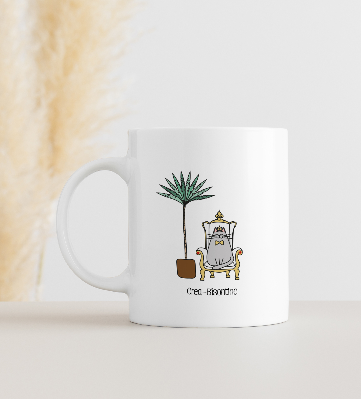 Mug Je travaille dur pour que mon chat ait une meilleure vie – Image 2