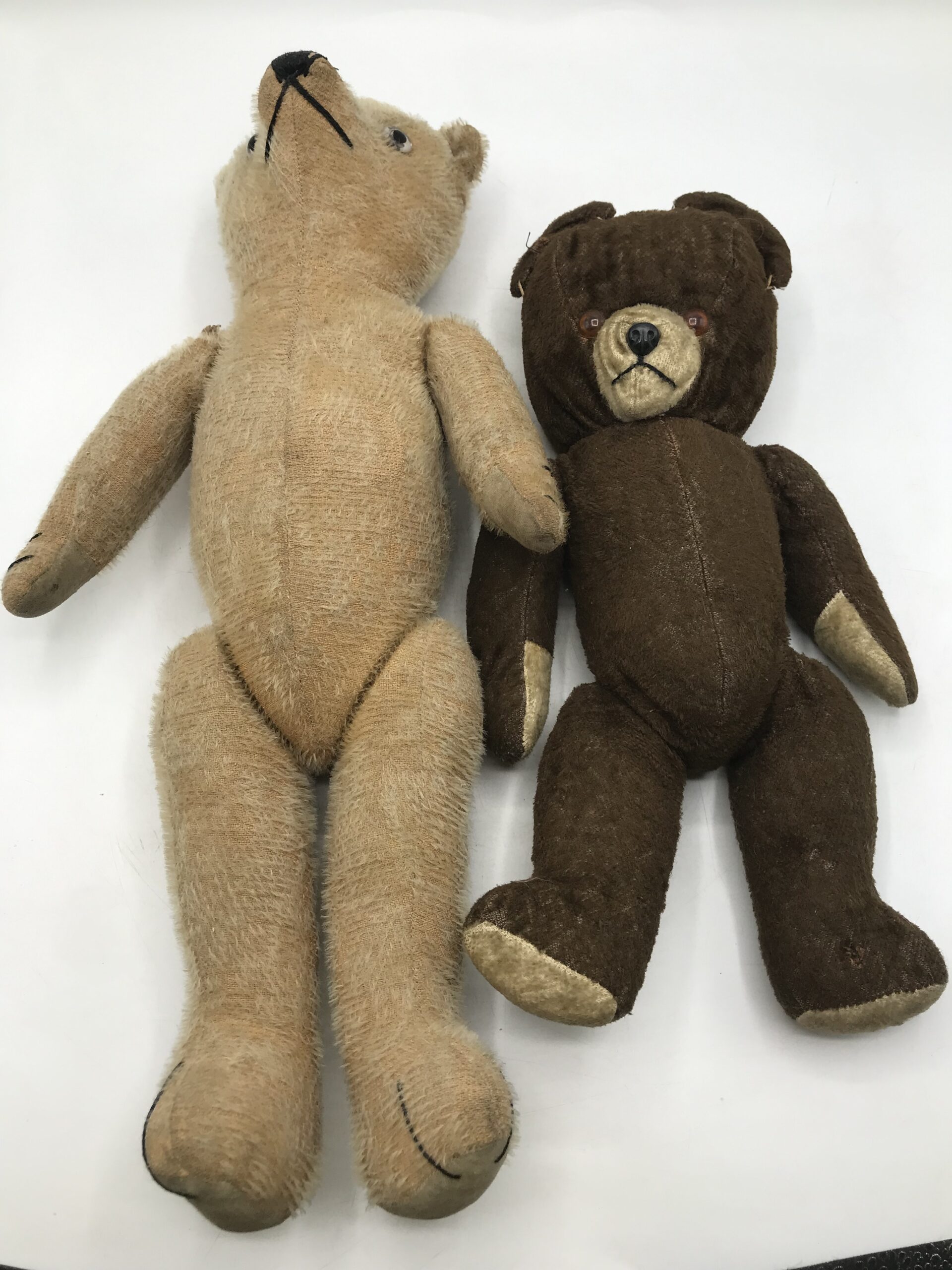 Duo d’oursons en paille vintage – Image 3