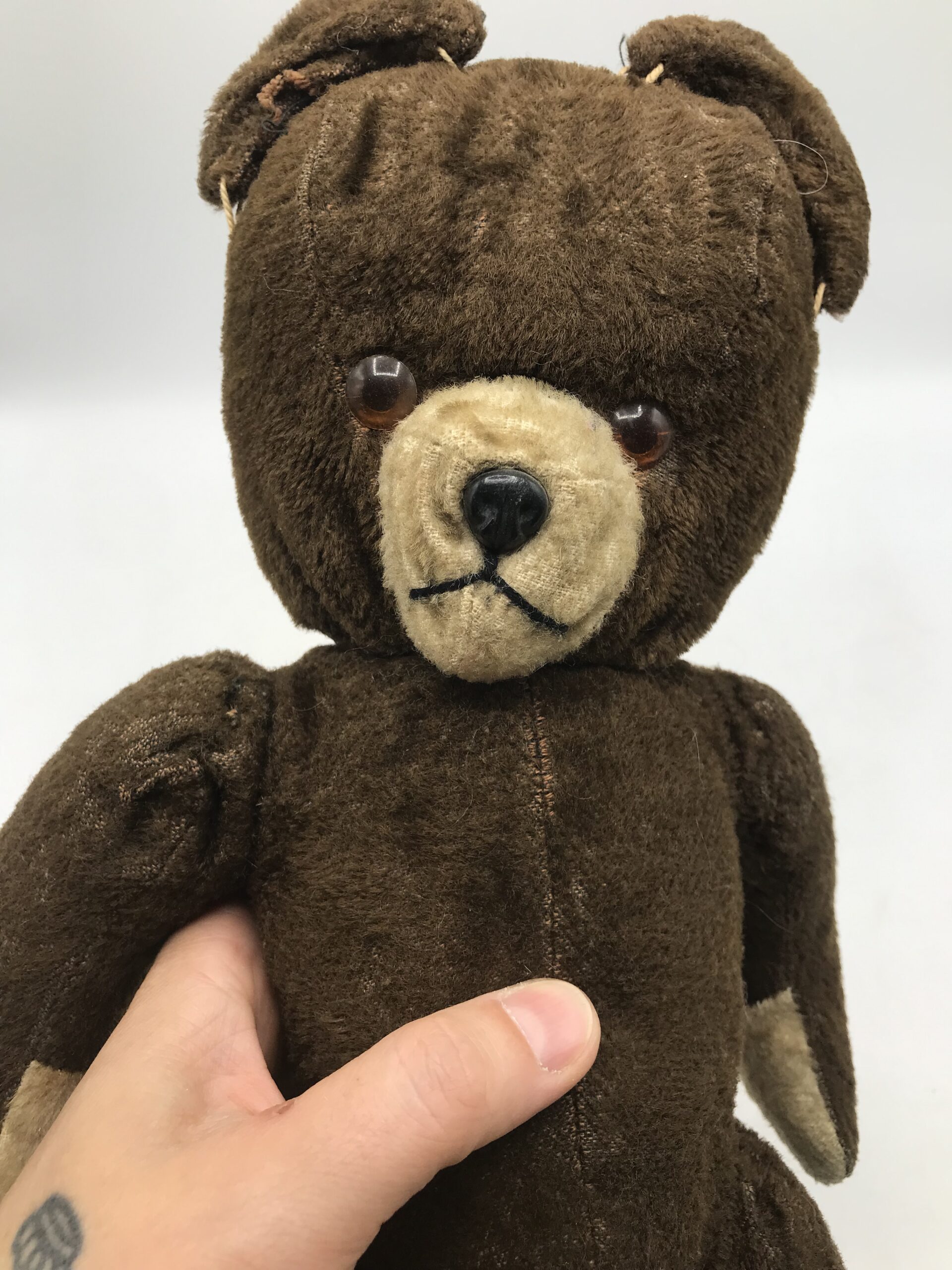 Duo d’oursons en paille vintage – Image 7