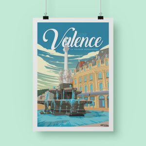 Affiche « La Fontaine Monumentale de Valence »