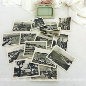 Recueil 20 photos anciennes Côte Basque années 50/60