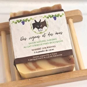 Savon au lait d’ânesse – Marbré Gourmand