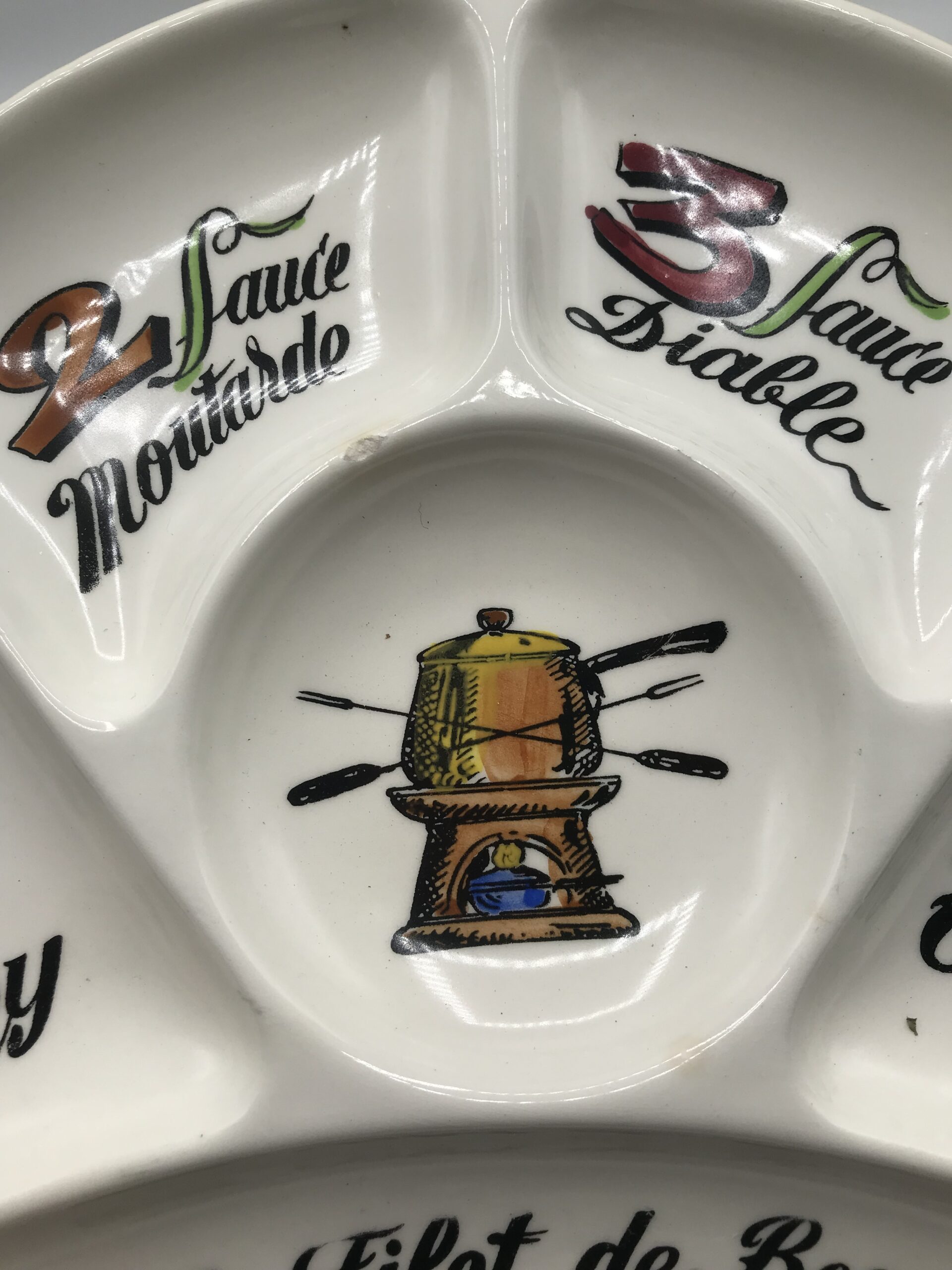 Set de 8 assiettes fondue Gien – Image 5