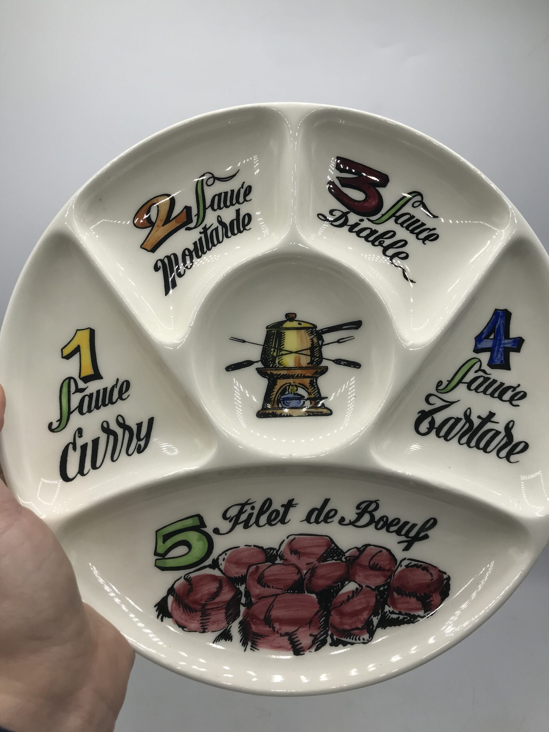 Set de 8 assiettes fondue Gien – Image 8