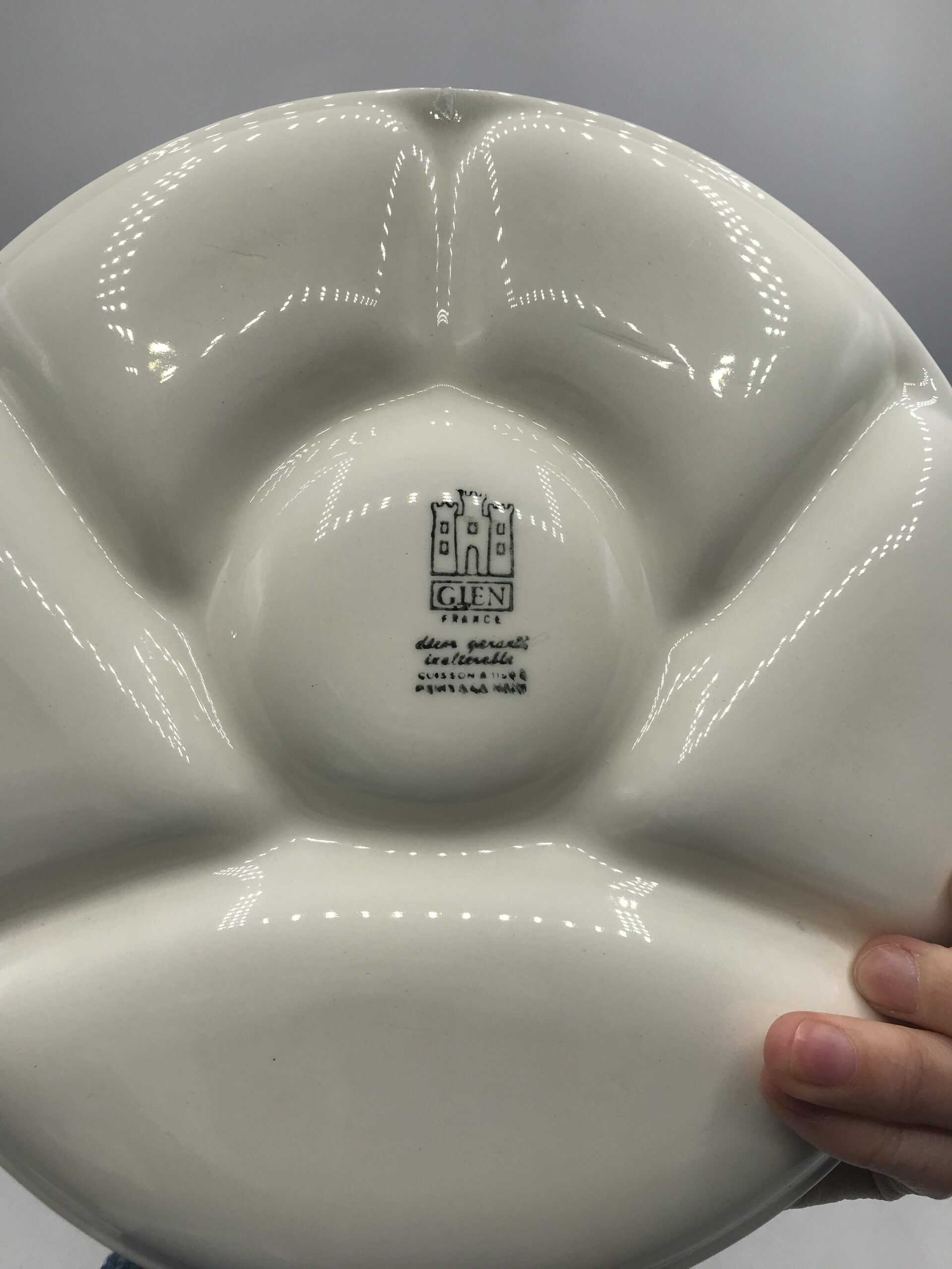 Set de 8 assiettes fondue Gien – Image 9