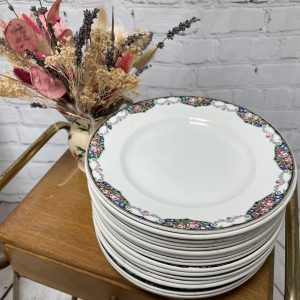 Service 18 assiettes Orchies Moulin des Loups Hamage