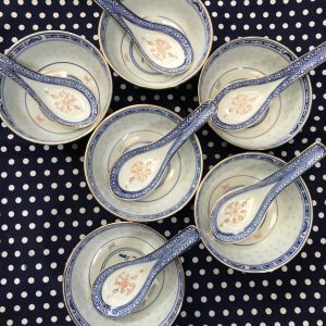 Service 12 pièces soupe chinoise