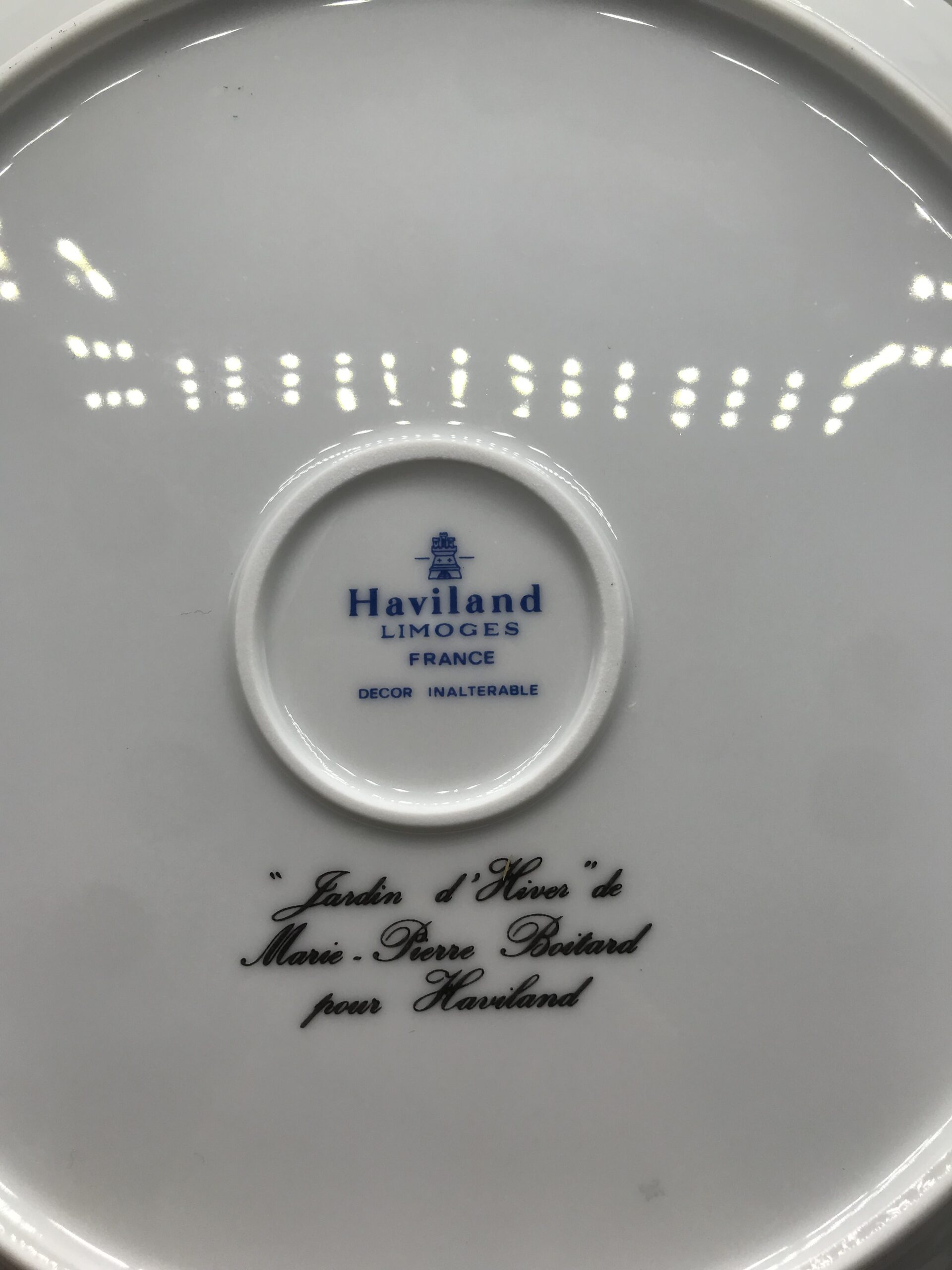 Service 12 assiettes à dessert « Jardin d’hiver » – Image 4