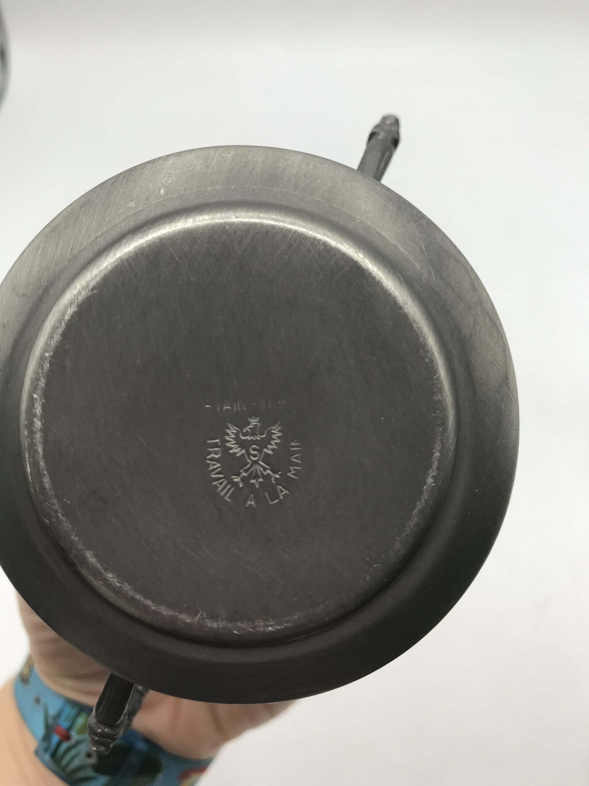 Set 5 pièces pour le café, porcelaine et étain Monopri – Image 6