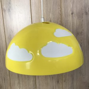 Suspension Ikea nuage clouds jaune Skojig