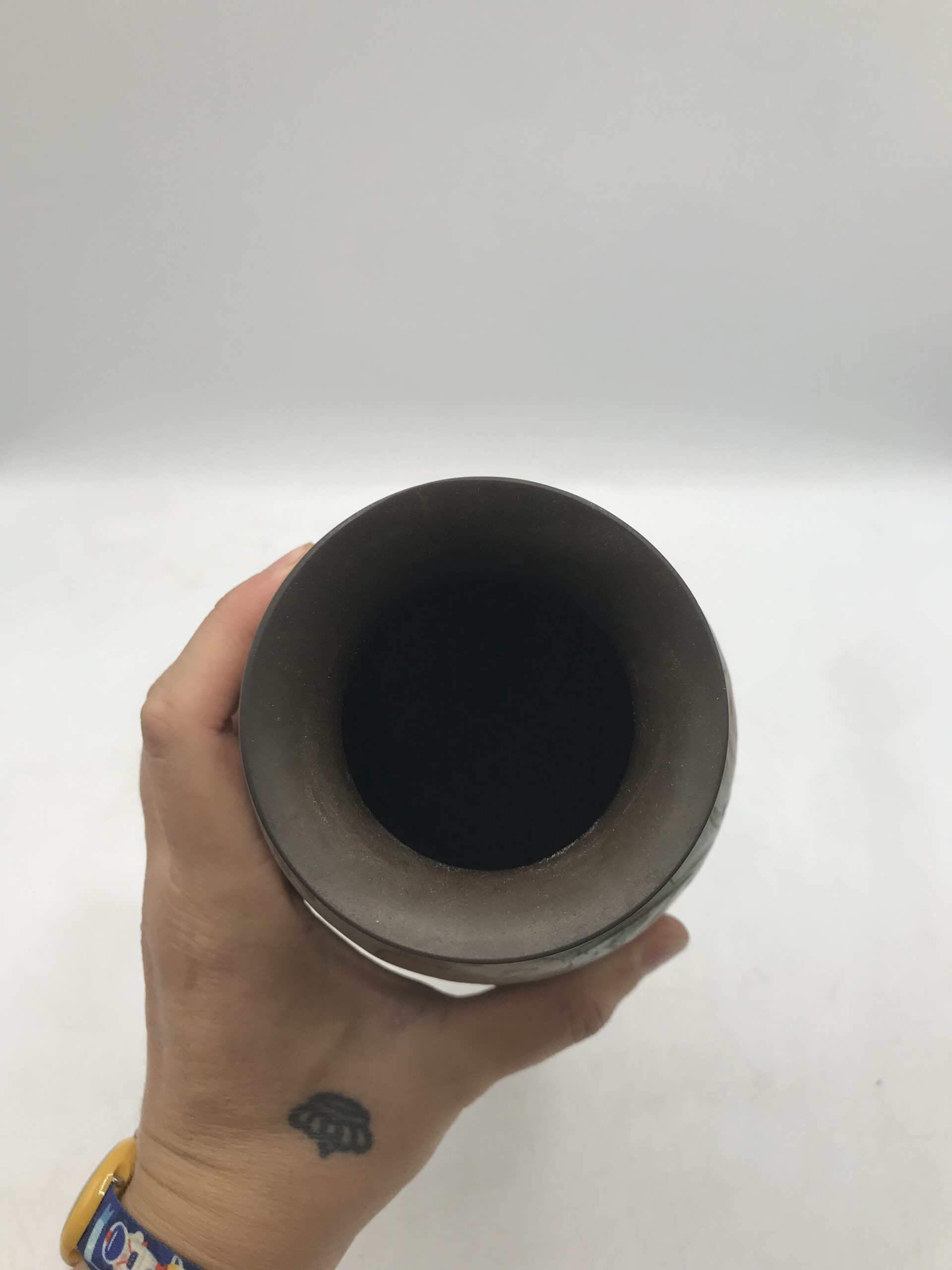 Vase en laiton émaillé japonais – Image 4