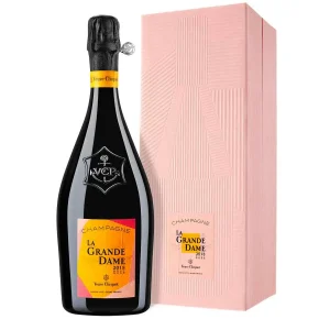 Veuve Clicquot La Grande Dame Rosé 2015 Édition Limitée par Paola Paronetto Bouteille avec coffret